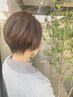 全体カラー+カット　￥8800 白髪染めok