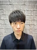 ナチュラルショート【赤坂/理容室/清潔感】