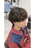 波巻きパーマ