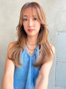 アルテ(ARTE) 【ARTE表参道/青山】ロングレイヤー×透明感ベージュ×髪質改善