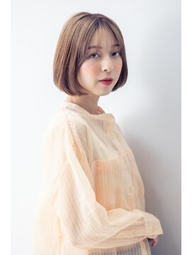 ブリング バイ スノードロップ 吉祥寺(BRING by Snowdrop) 黒髪/グレーベージュ/レイヤーロング/前髪パーマ/吉祥寺