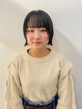 ネオリーブアイム 横浜西口店(Neolive aim) お洒落顔周りレイヤーウルフボブ♪ 【横浜】