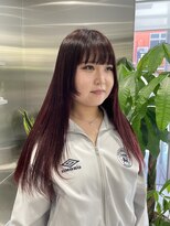 ゼスト 八王子店(ZEST) カシスレッド/暖色カラー/顔周りレイヤー【藤野はるひ】