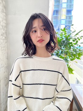 ジョエミバイアンアミ(joemi by Un ami) ボブスタイル ニュアンスパーマ