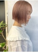 【石田幸希】くすみピンクベージュ