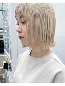 ミエルヘアーエスト 新宿店(mielhair est) 切りっぱなしボブ
