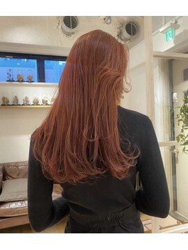 ロマリア(Lomalia) 【 Lomalia表参道】orange brown/似合わせカット/シアーカラー