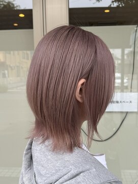 グランドール(Grandoll) ピンクミルクティーベージュ×ウルフ