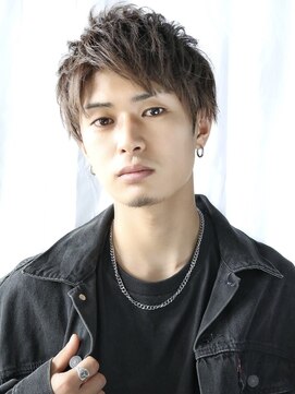 クロト 熊本(KUROT) ツーブロック刈り上げビジネス短髪束感黒髪アップバング