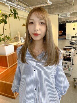 ロジェ(loje) 【loje】ネビージュ/まろやかベージュカラーロング★