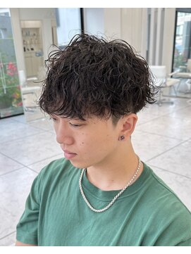 エース 名駅店(Ace) 波巻きスパイラルパーマメンズマッシュツイストスパイラルパーマ