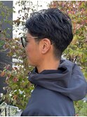 直毛のパーマスタイル