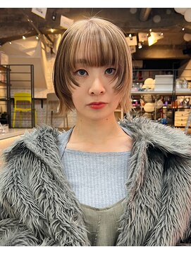 マーケット(MARKET) ボブ ベージュ ブラウン ローライト