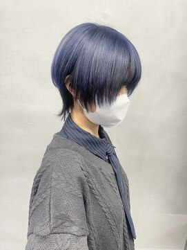 イロハ(IROHA) アイスブルー×黒インナー