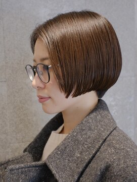 ピークアブー 原宿ハラカド(PEEK-A-BOO) くせ毛多毛前下がりショートボブお悩み改善ハンサムライン