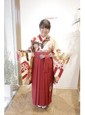 1週間連続早朝出勤！本日も袴の着付け＆ヘアセット