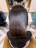 ロンドアベニール 北千住(Lond avenir)&nbsp;イメチェン外ハネボブ美髪ワイドバングレイヤー髪質改善縮毛矯正