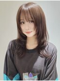 ハッシュカット/ベージュブラウン/大橋直武
