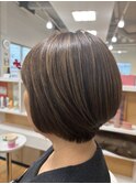 白髪染め×ハイライト