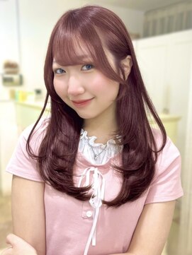 ルフェリ(Lufeli) 【Lufeli】いとうりお レイヤーカット/ピンクブラウン/髪質改善