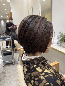 テラス アヴェダ 大丸心斎橋店(Terrace AVEDA) ショートヘア×アヴェダVeganカラー