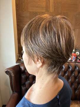 ボウベルズ ヘア アンド メイクアップ ドレッシング Bowbells hair&make up dressing 白髪活かしカラー