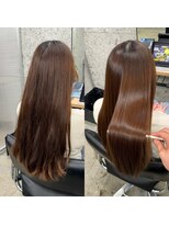 ウィールールピヴォクロス(WE RULE pivot cross)&nbsp;#髪質改善#縮毛矯正#美髪矯正 before/after