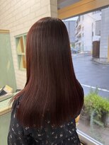 ヘアアンドネイル シーソー(Hair&Nail Seesaw)&nbsp;ワインレッドカラー