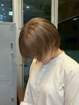 ゲーム 下北沢(GAME)&nbsp;ダブルカラー/大人レイヤー/ミルクティーベージュ/ウルフ/下北沢