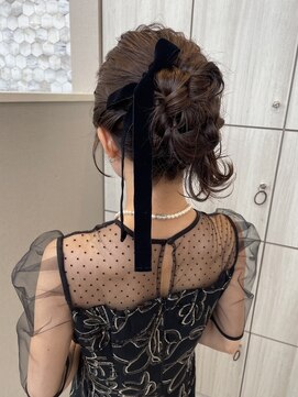 エムサロン 前橋川原(emusalon) ゆるふわシニヨン♪