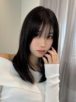 ビビバイベル(BiVi by BHEL)&nbsp;桑名ロングレイヤーカットハッシュカット透明感カラー重めロング