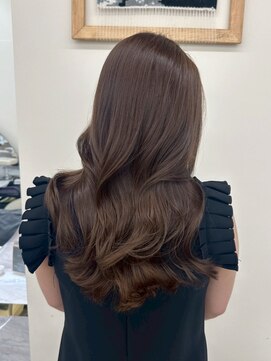 シェノン サントル(CHAINON CENTRE) 梅田/黒髪/クラゲヘアー/オリーブグレー/小顔/ココアベージュ