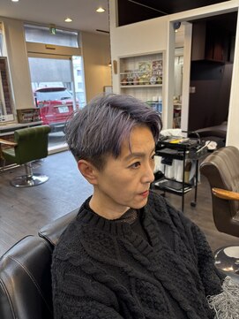 バーバー アミティ プール オム(BAR BER amity POUR HOMME) シルバーラベンダー×ショート