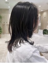 クララ ヒロシマセカンドフロア(CLALA Hiroshima 2nd floor)&nbsp;ミディアムヘア／地毛風暗髪カラー／レイヤーカット