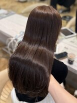 ロンド フィーユ(Lond fille)&nbsp;ブリーチなし/髪質改善/大人ガーリー/グレーブラウン/前髪/銀座