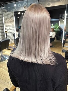 ネハス 名古屋栄店(nehus.) ブリーチ/クラゲヘアー/小顔に見せるヘア/ココアベージュ