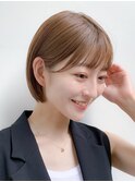 髪質改善ボブ縮毛矯正ミディアムレイヤー似合わせカット門前仲町