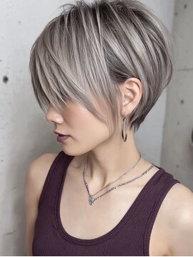 アイドットプラス 表参道(i.+omotesando) 30代40代小顔ヘア簡単スタイリングくせ毛カバー丸みショートボブ