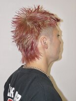 ココ 原宿(KOKO) スパイキーショートマレットヘア刈り上げショートデザインカラー