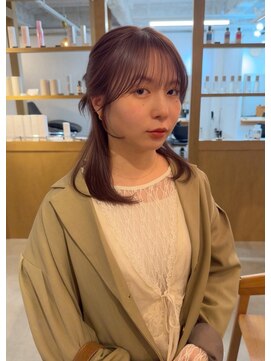 レル(lelu) 結んで可愛い顔まわり × moca beige