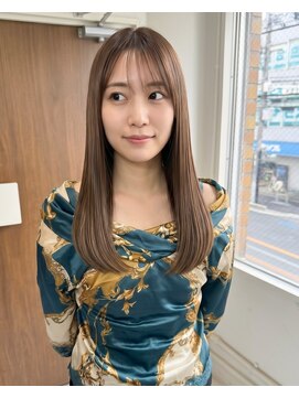 零秒女髪 千里丘店 大人女性の髪質改善艶ロングスタイル艶髪美髪髪質改善カラー艶感