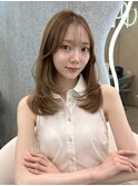 ★ミディアムレイヤー ベージュ 髪質改善