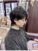 ハンサムウルフショート