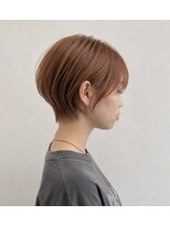 アンリエラ(Unliera)&nbsp;20代30代/くびれショート/オレンジカラー/松山美容室