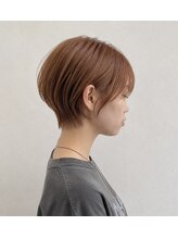 アンリエラ(Unliera)&nbsp;20代30代/くびれショート/オレンジカラー/松山美容室