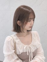 ベイリコルド(Bei Licoldo.)&nbsp;切りっぱなしボブ　ミニボブ　スタイリング簡単