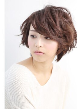 モッズ ヘア 福岡姪浜店(mod's hair) くせ毛風...　☆ナチュラルボブ