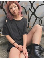 ジーナ(XENA)&nbsp;フェザーPINK×オン眉ウルフレイヤー