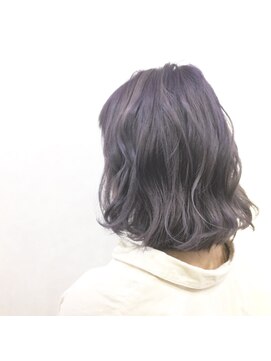 ラウレア(Laule'a) 外国人風パープルグレージュ イルミナカラー ラウレア新福島