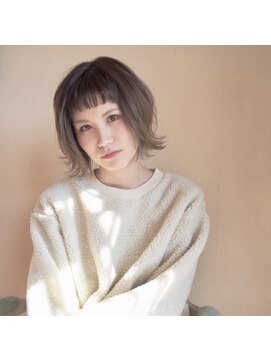 エバーグリーン(evergreen) 【エバーグリーン】はねてもかわいいミニボブ【中島】